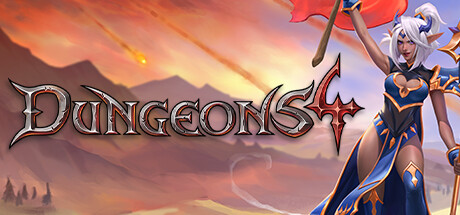 Dungeons 4 key art